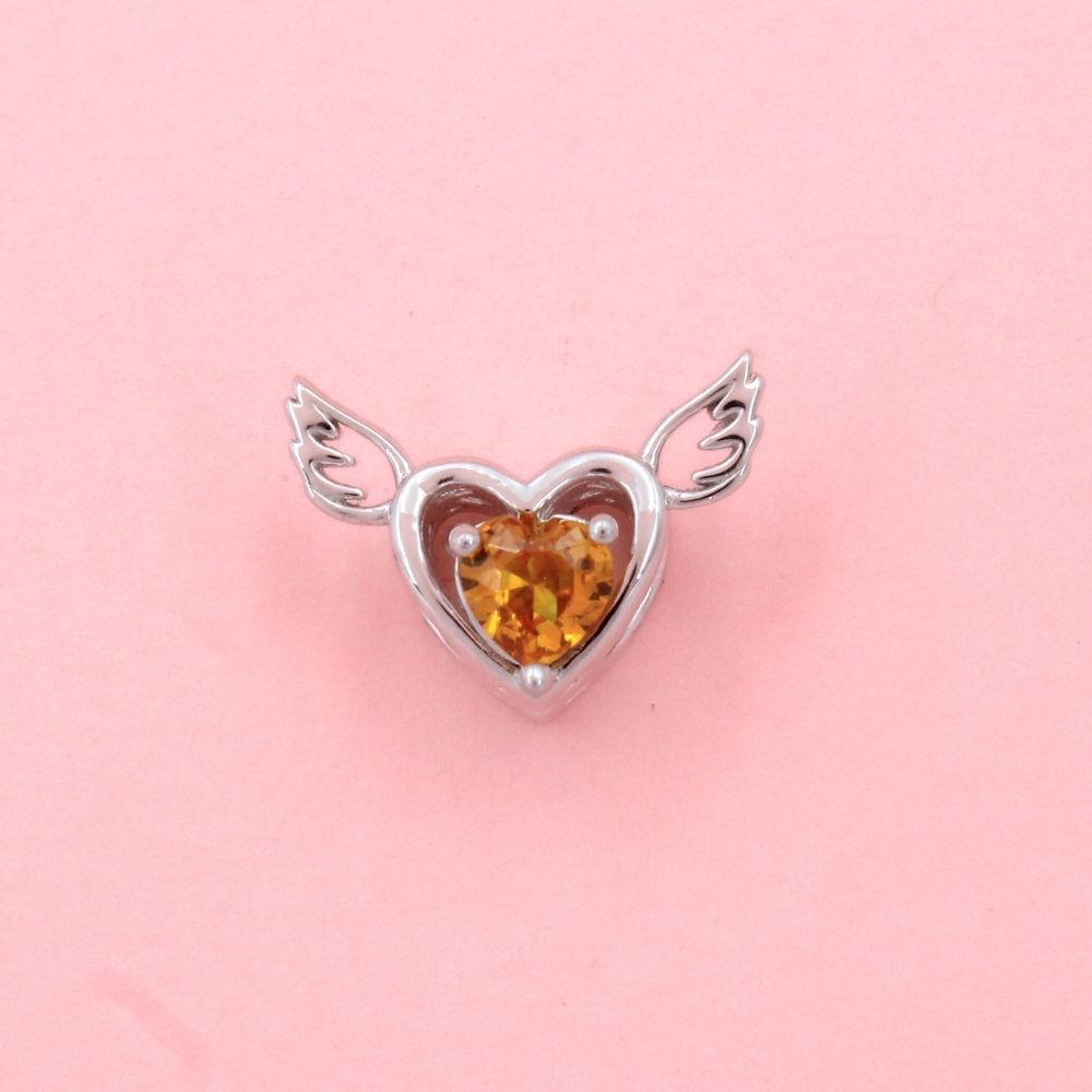 Charm de Plata .925 Corazón Volador mod. 0927