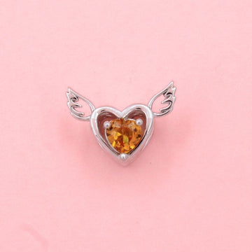 Charm de Plata .925 Corazón Volador mod. 0927