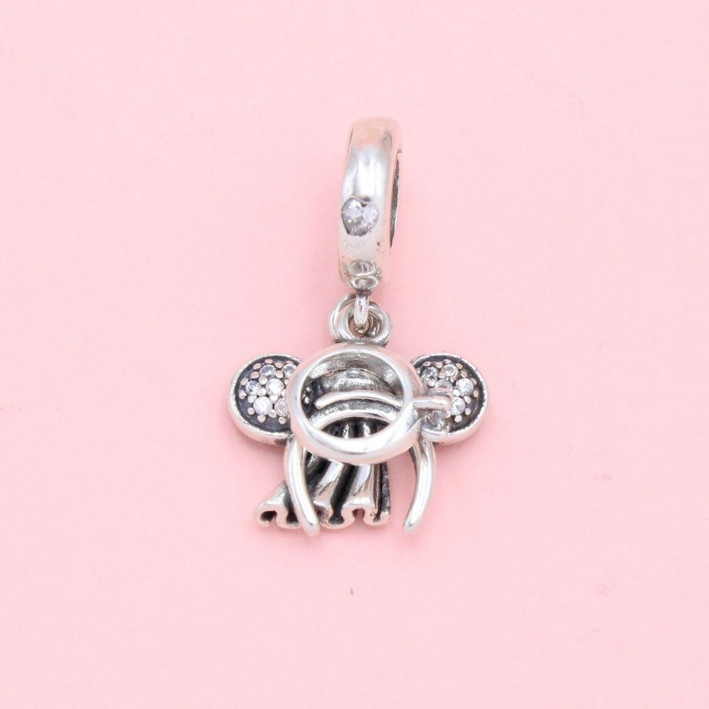 Charm de Plata .925 Minnie y Anillo Detallado con Zirconias mod. 1311