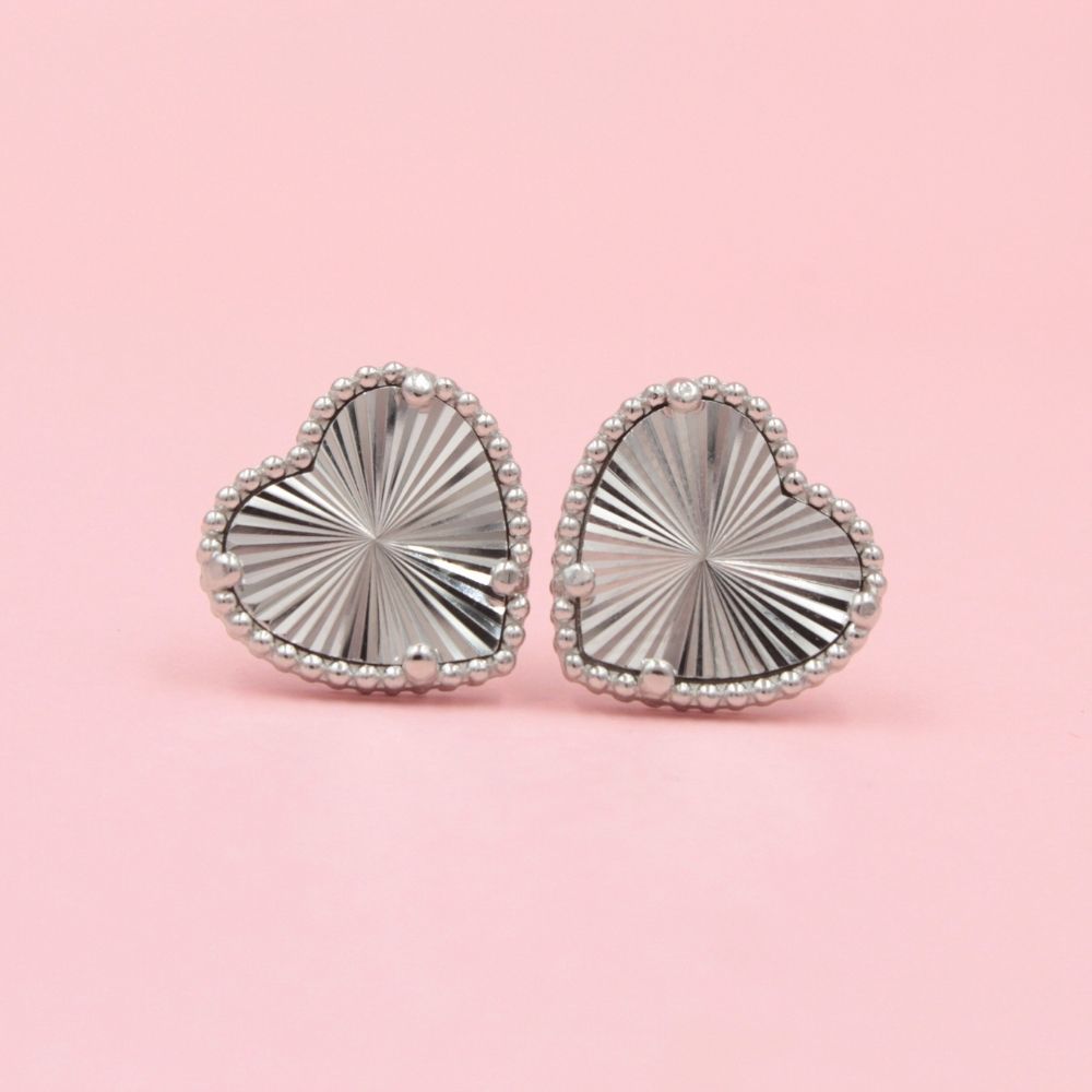 Arete Corazón Diamantado Sólido mod. 0783