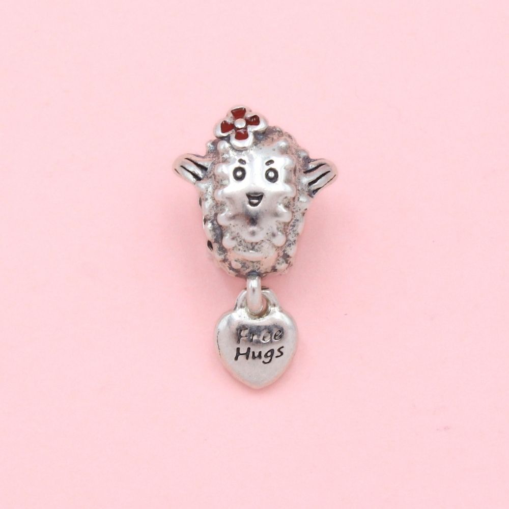 Charm de Plata .925 Borreguita y Corazón mod. 1313