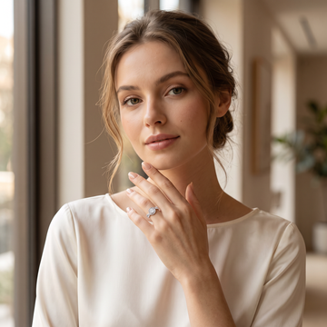 Anillo de Plata. 925 Solitario con Diseño de Infinito e Incrustación de Zirconias mod.3248