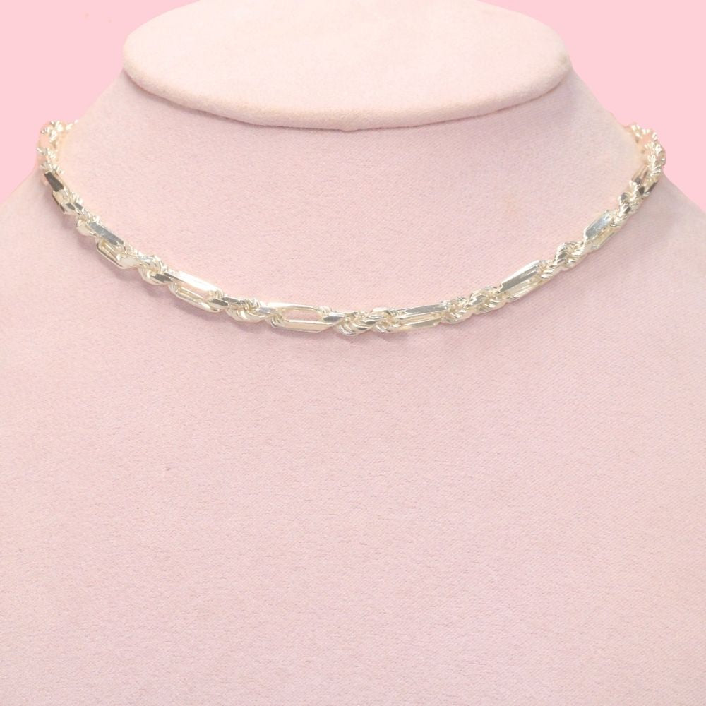 Cadena de Tejido Figaro mod. 0618