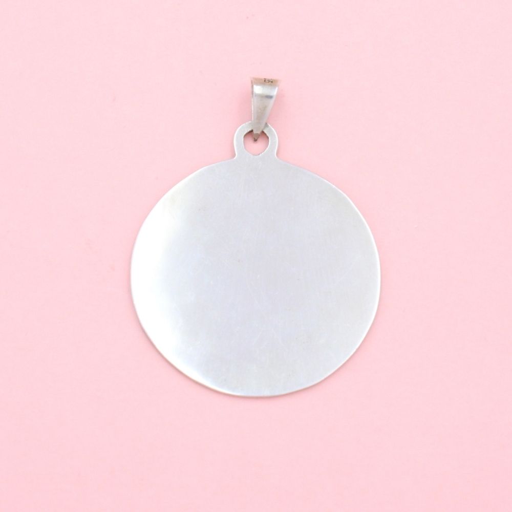 Dije de Caballero Plata .925 Medallón con Tetragramaton mod. 1350