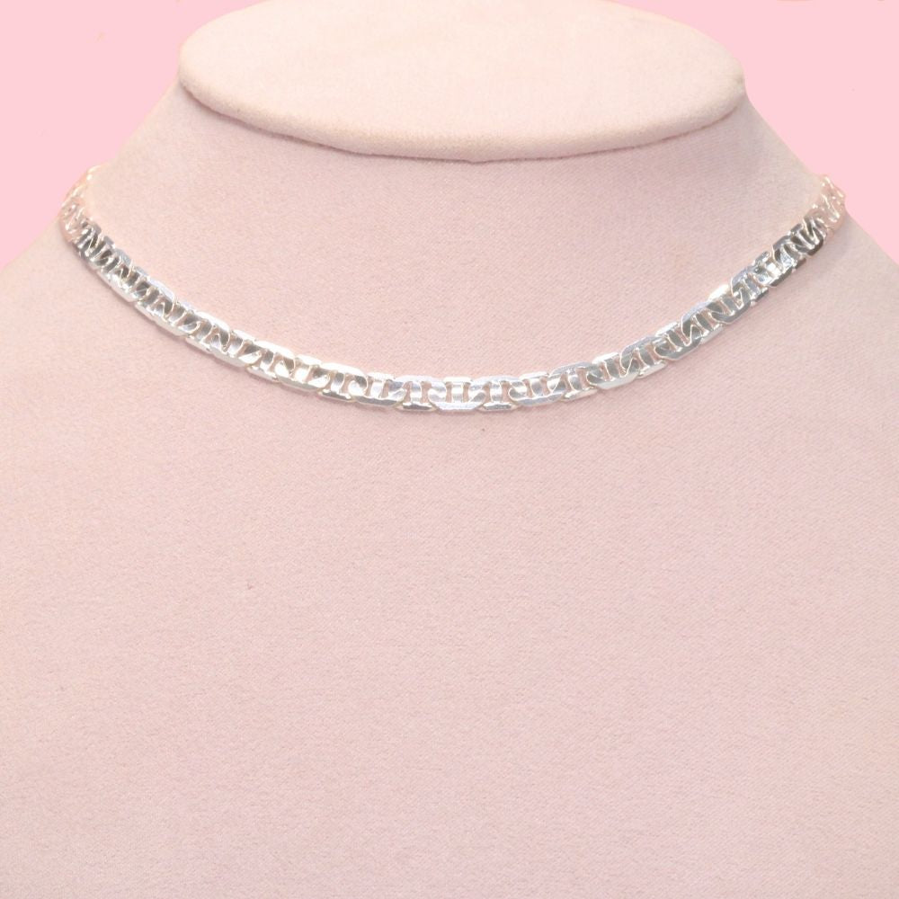 Cadena de Tejido Ojo De Tigre Plano  mod. 0621