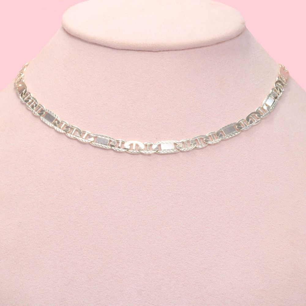 Cadena de Tejido 3x1 Combinado con Diamantado mod. 0622