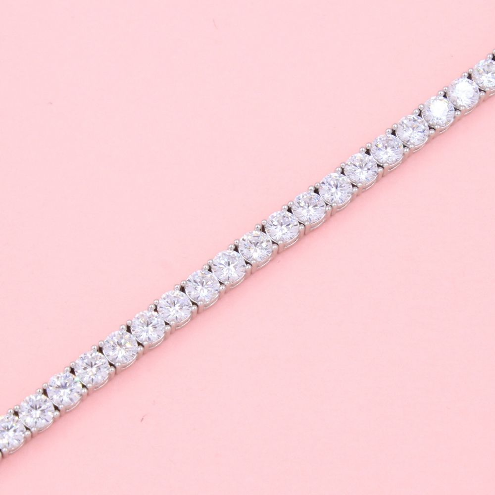 Pulsera de Plata .925 Tejido Tenis mod. 0975