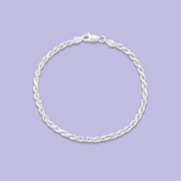 Pulsera de Plata .925 Tejido Torzal Hueco mod. 2449
