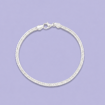 Pulsera de Plata .925 Tejido Espiga Hueco mod. 2447