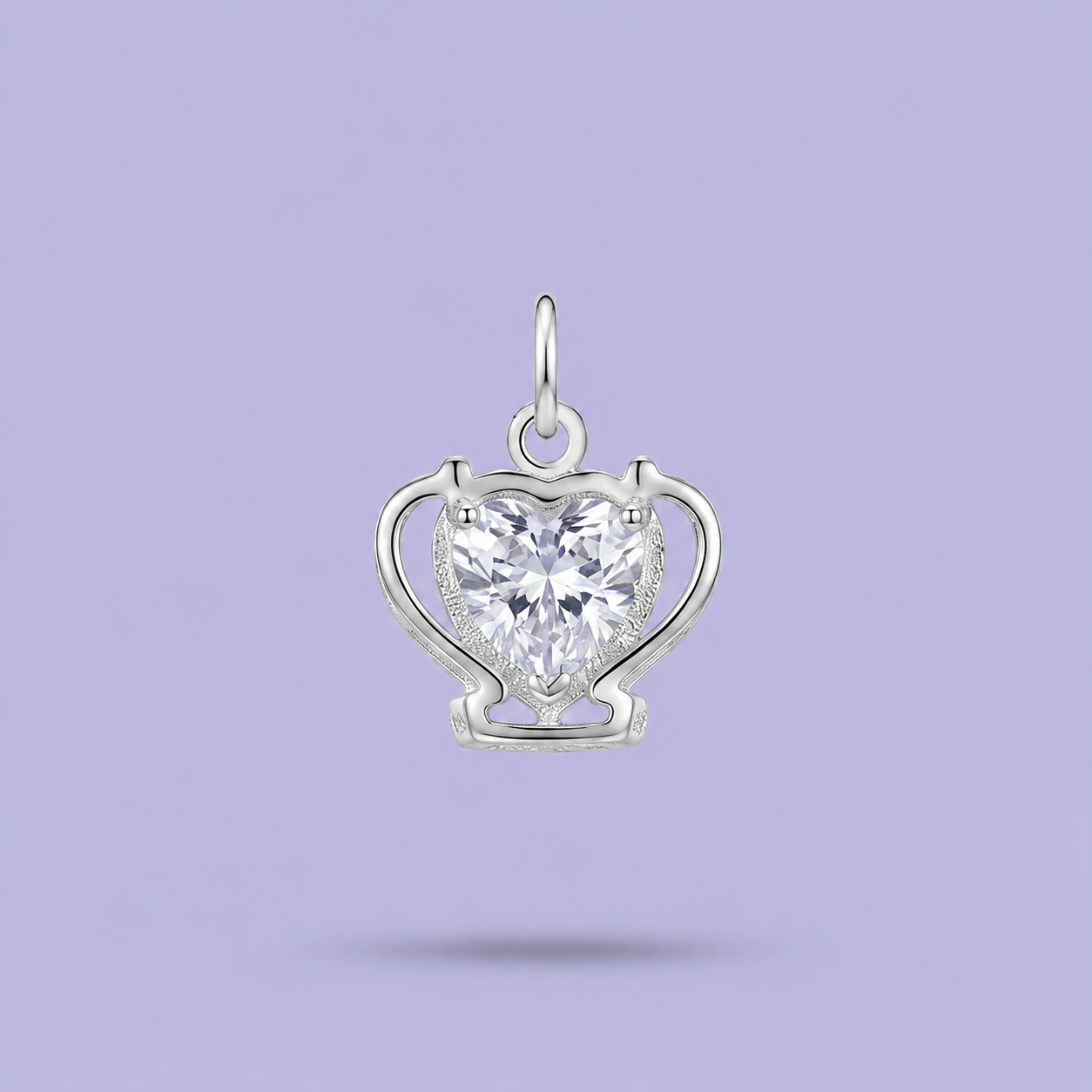 Dije de Plata .925 Corona con Zirconia Brillante mod. 2499