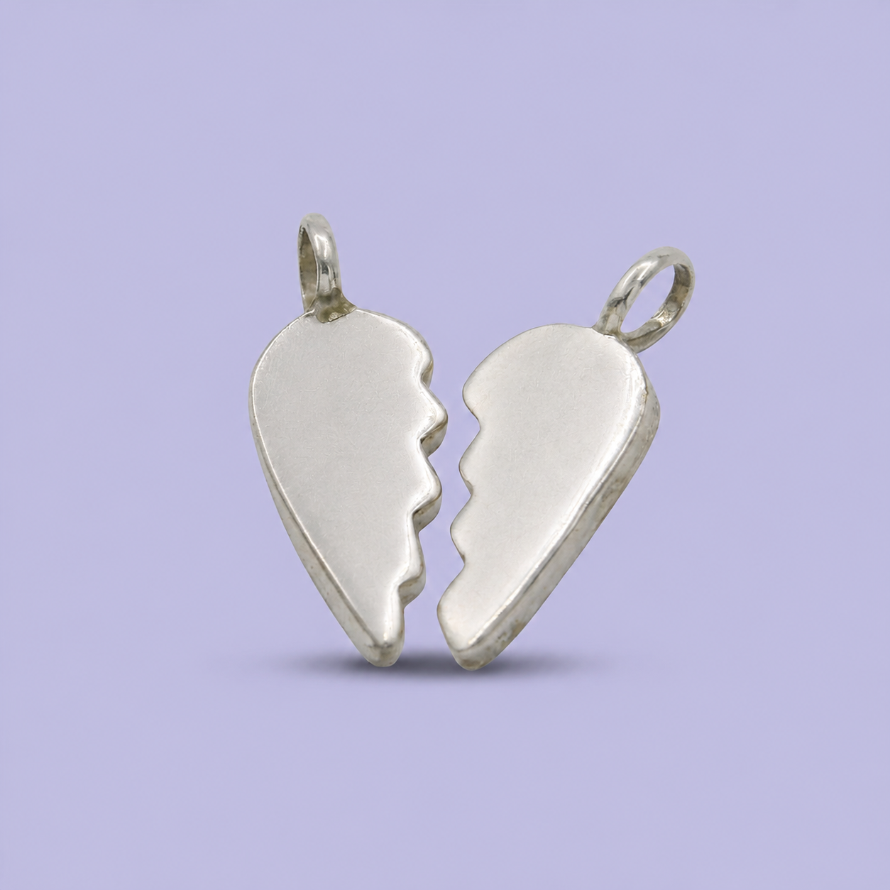 Dije de Plata .925 Corazón del Amor en Pareja mod. 2506