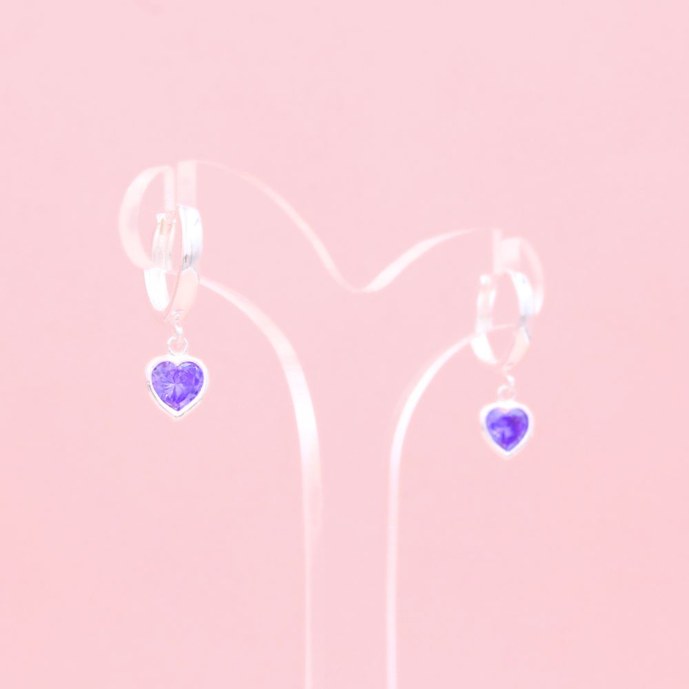 Grapa Elegante con Colgante de Corazón mod. 1018