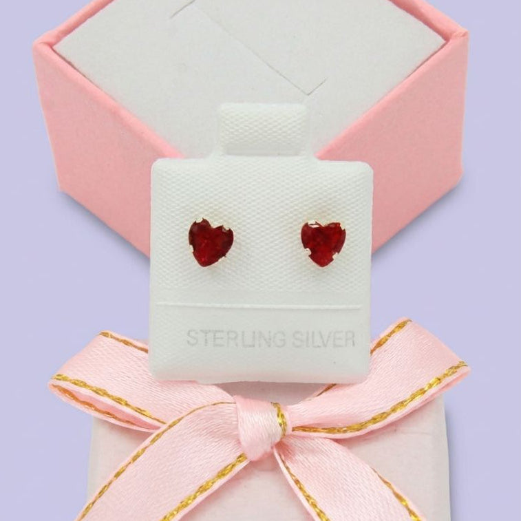 Broquel de Plata .925 de Corazón con Zirconia mod. 1909