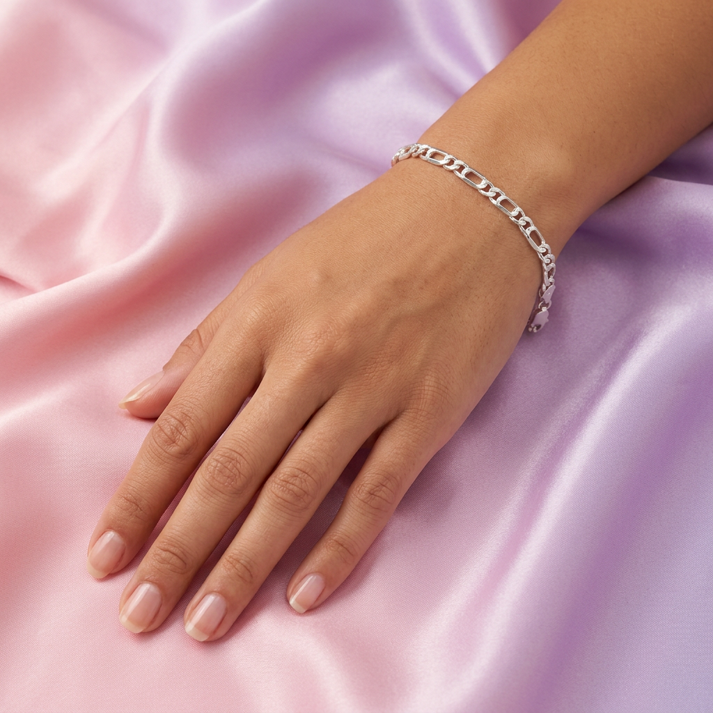 Pulsera de Plata .925 Tejido Ojo de Tigre Hueco mod. 2450
