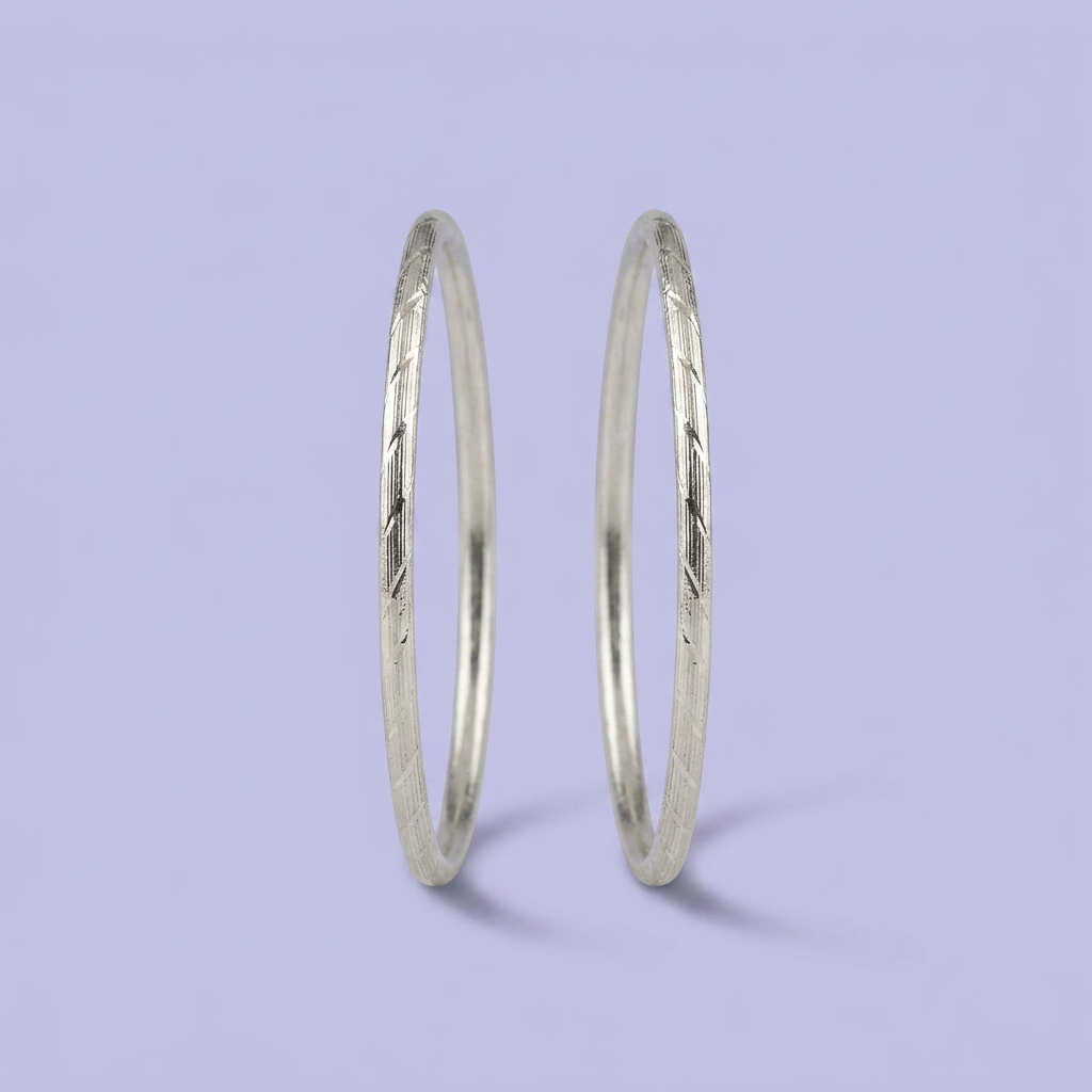 Arracada de Plata .925 Diseño Caramelo mod. 2464