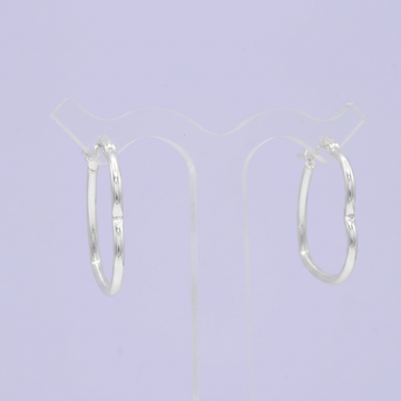 Arracada de Plata .925 Diseño de Corazón Eterno mod. 2624