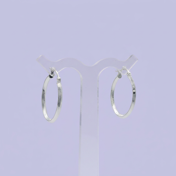 Arracada de Plata .925 Diseño Facetado Hueco mod. 2458