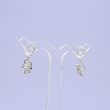 Grapa de Plata .925 con Mariposa Incrustada con Zirconias  mod. 2635