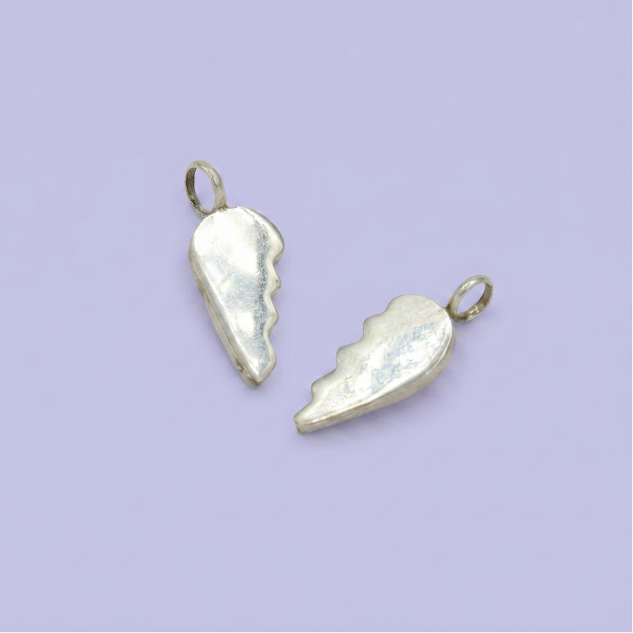Dije de Plata .925 Corazón del Amor en Pareja mod. 2506