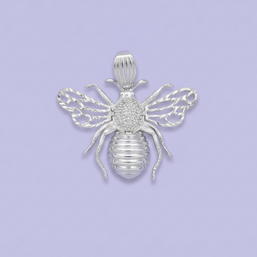 Dije de Plata .925 Abeja Adornada de Zirconias mod. 2172