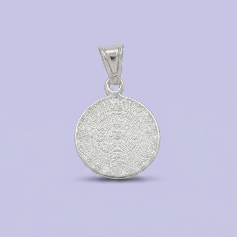 Dije de Plata .925. Piedra del Sol Circular mod. 2523