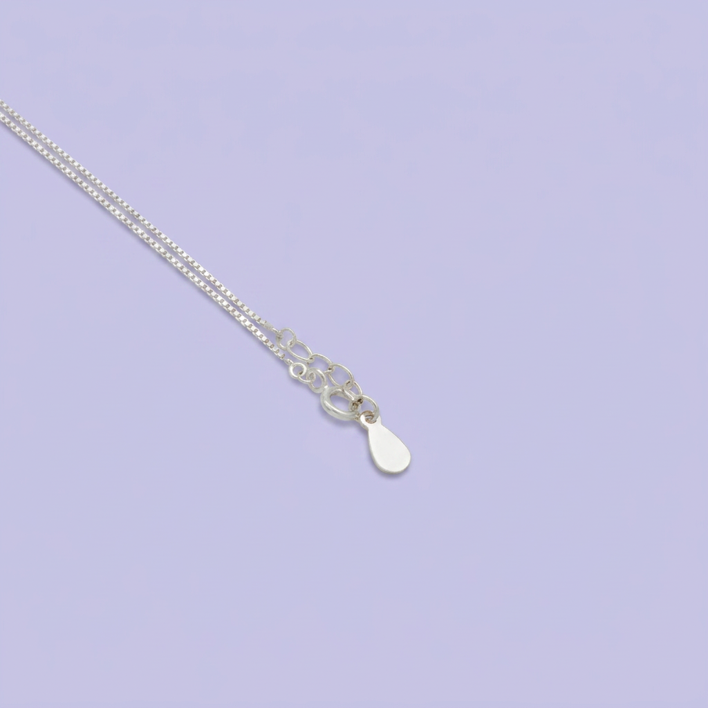 Gargantilla de Plata .925  Flor con Perla Incrustacion de Zirconias mod. 2611