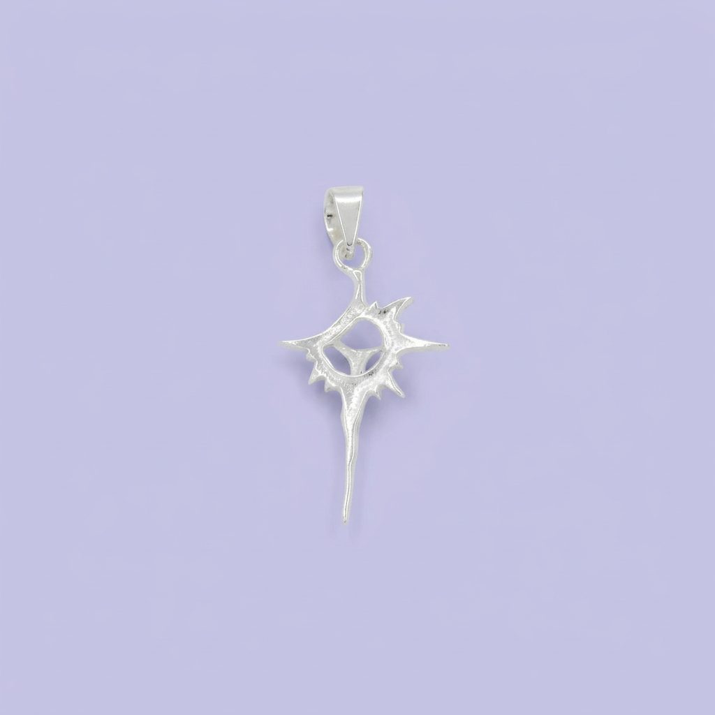 Dije de Plata .925 Crucifijo Sol y Luna mod. 2181