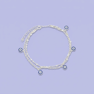 Pulsera de Plata .925 con Colgantes de Zirconias mod. 2282