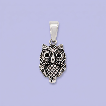 Dije de Plata .925 Búho Pavonado de la Sabiduría mod. 2861