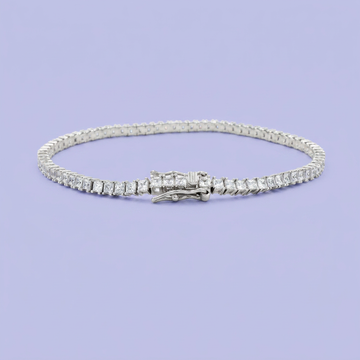Pulsera de Plata .925 Tejido Tenis con Zirconias Finas y Brillantes mod. 2370