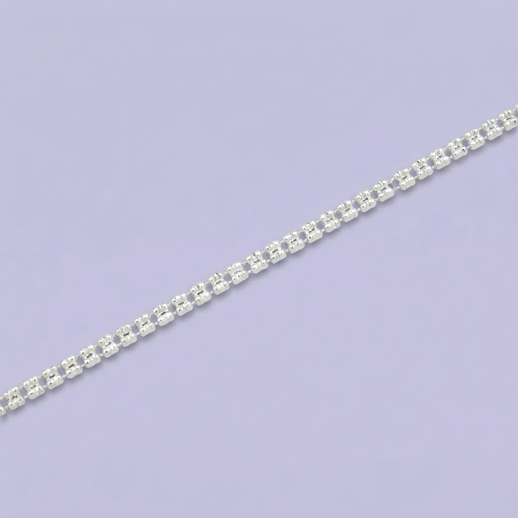 Pulsera de Plata .925 con Tejido Tipo Tennis mod. 2286