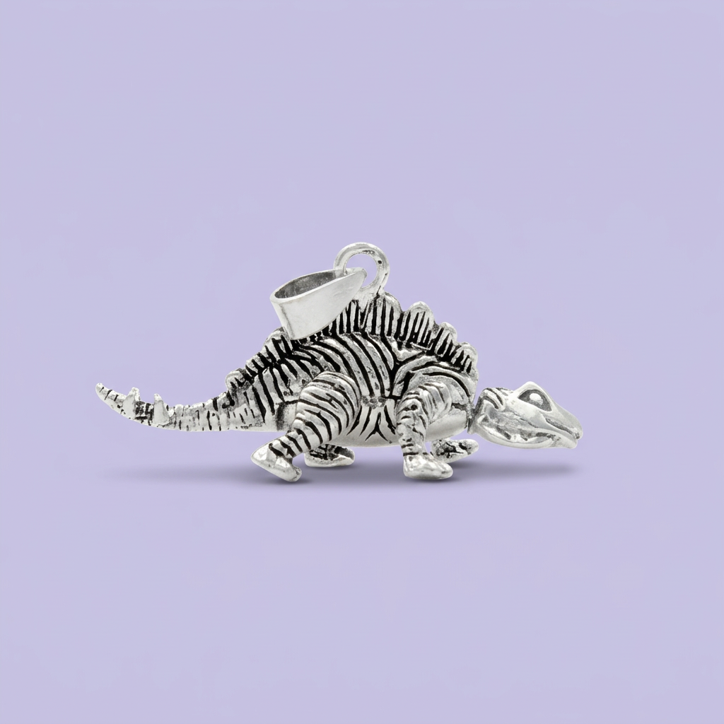 Dije de Plata .925 Diseño de Estegosaurio mod. 2170