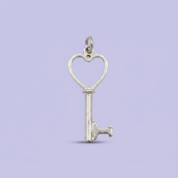 Dije de Plata .925 Llave del corazón mod. 2511