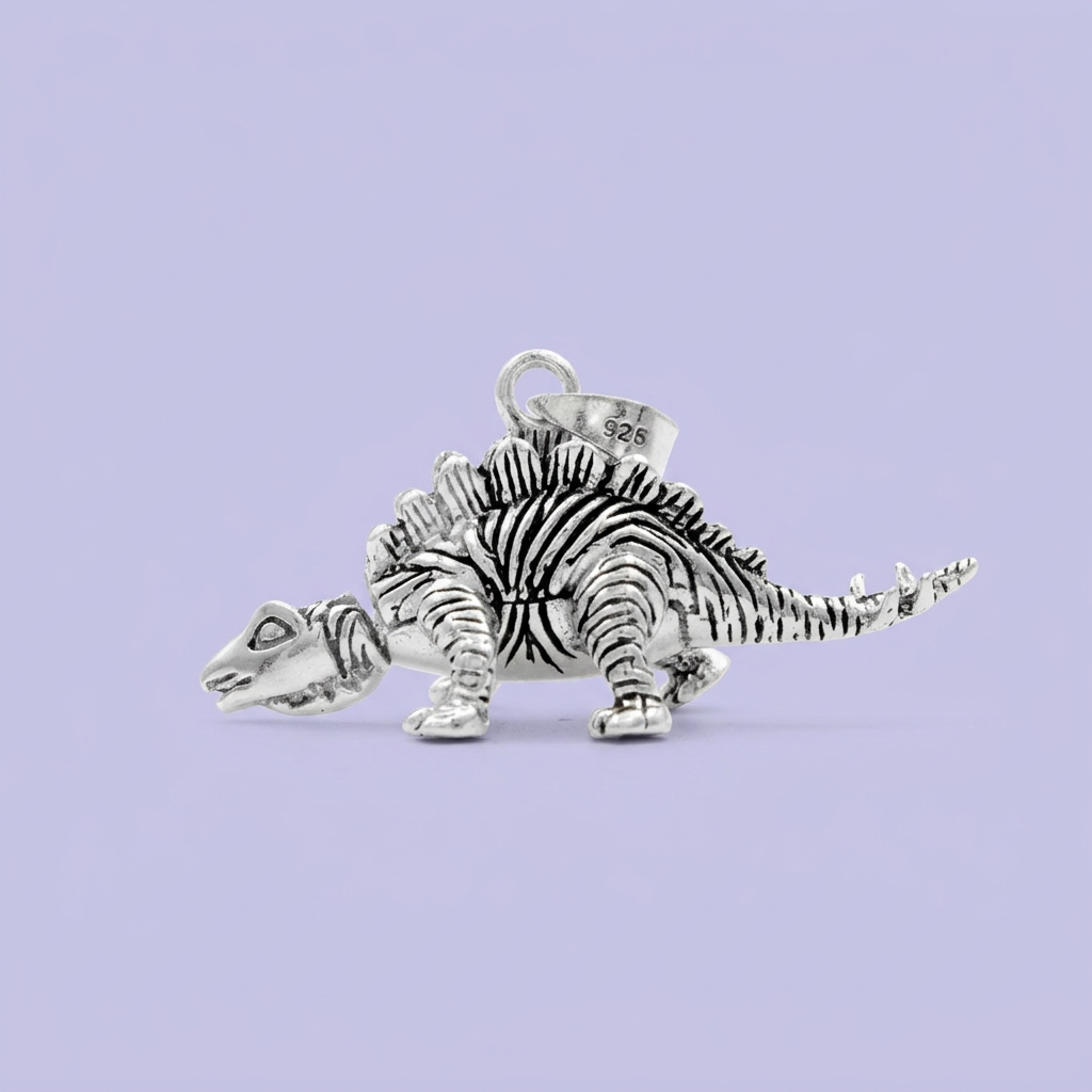 Dije de Plata .925 Diseño de Estegosaurio mod. 2170