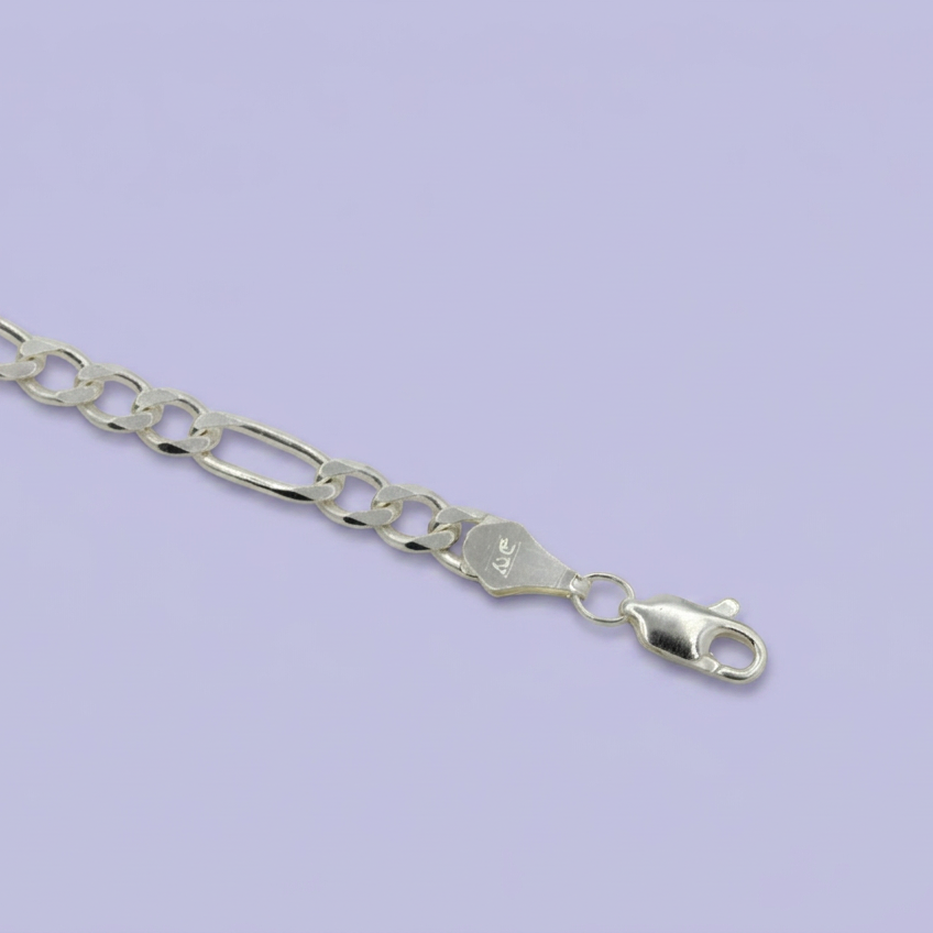 Esclava de Plata .925. de Tejido 3x1 Diseño Liso mod. 2395