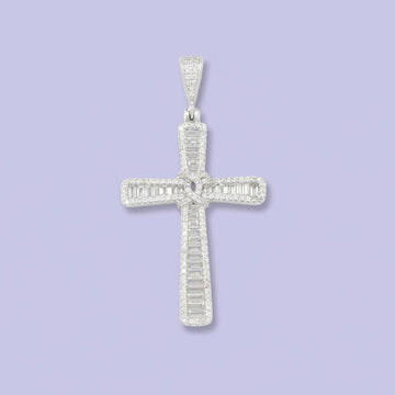 Dije de Plata .925 Cruz con Lazo mod. 2348