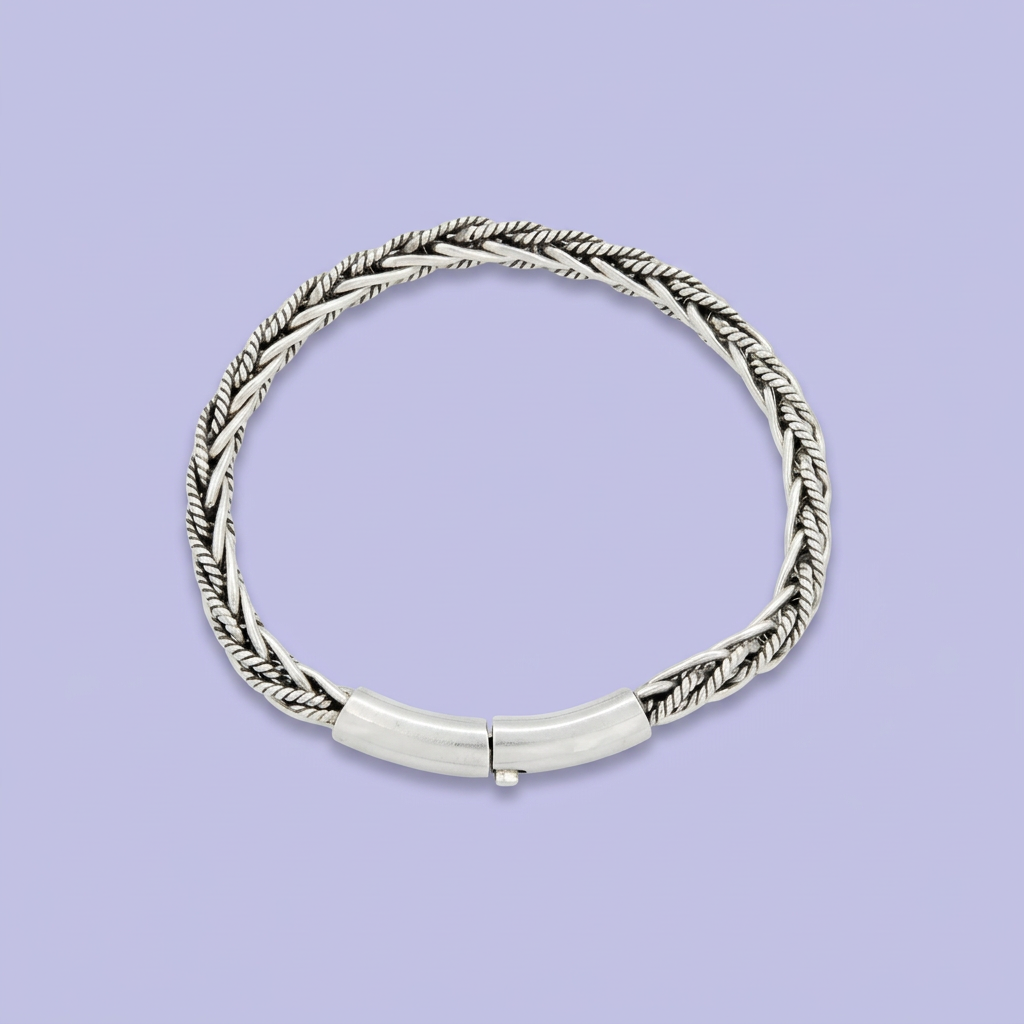Pulsera de Plata .925 Trenzada mod. 2124