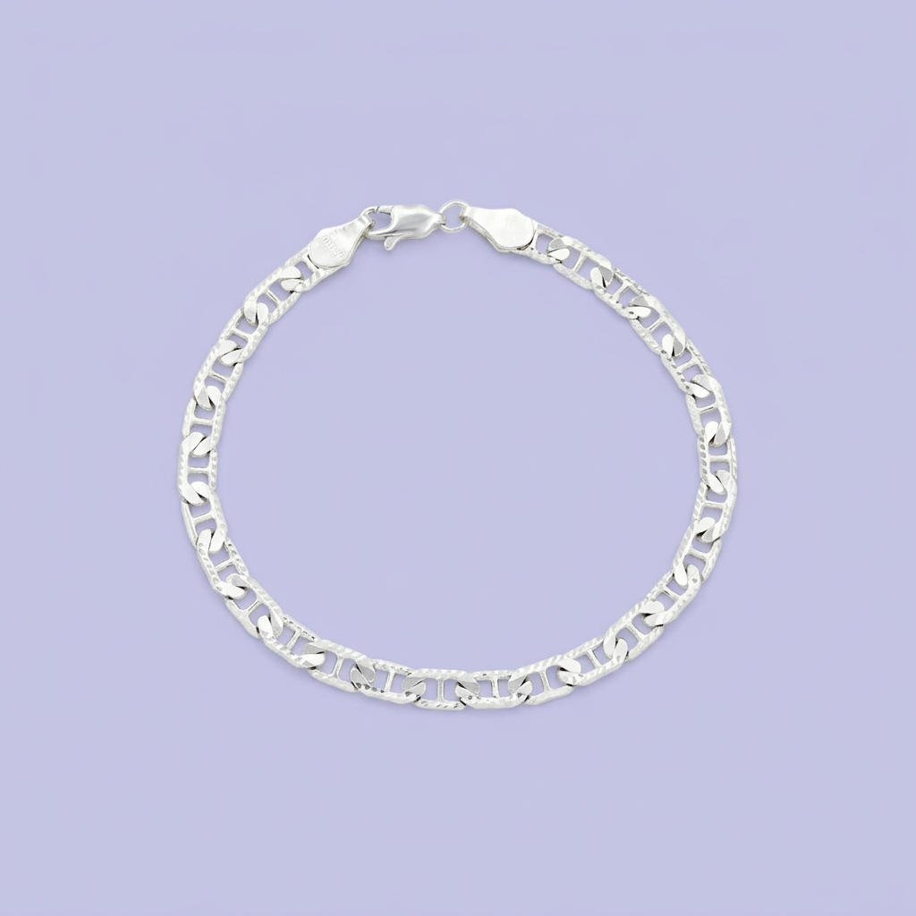 Pulsera de Plata .925 Navaja Adiamantado mod. 2144