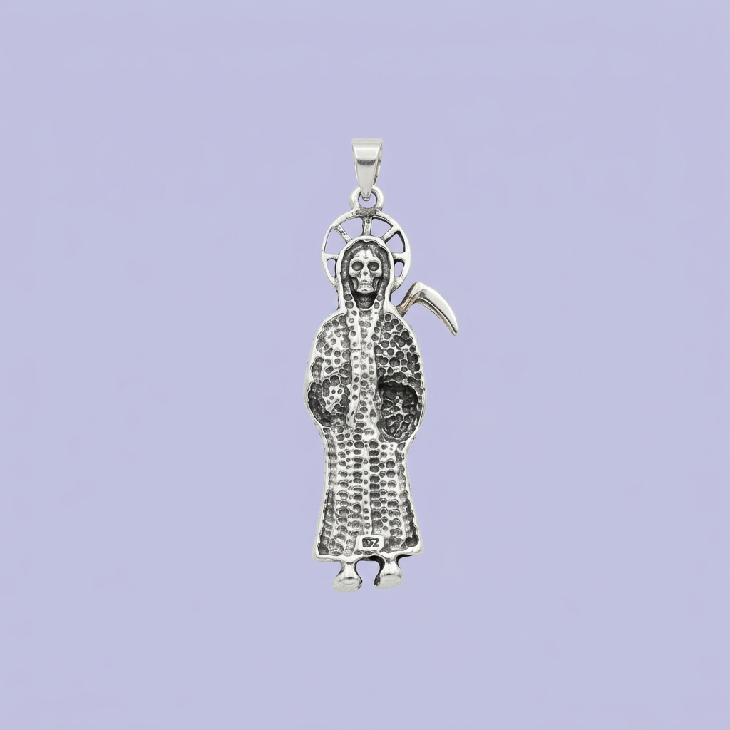 Dije de Plata .925 Santa Muerte Lisa mod. 2192