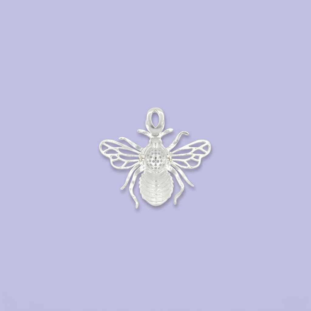 Dije de Plata .925 Abeja Adornada de Zirconias mod. 2172