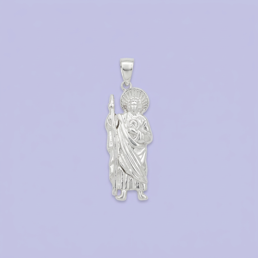 Dije de Plata .925 San Judas Liso mod. 2196