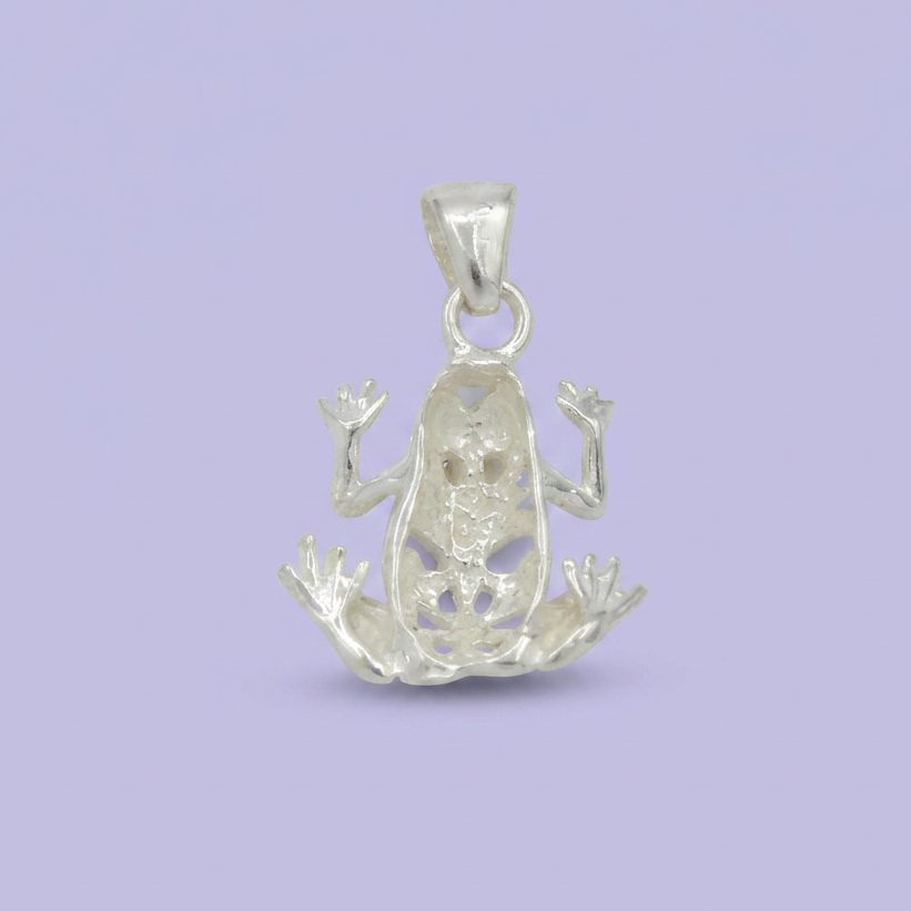 Dije de Plata .925 Rana de la Riqueza mod. 2496