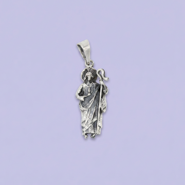 Dije Bulto de Plata .925 San Judas Sólido Pavonado mod. 2546