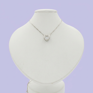 Gargantilla de Plata .925 Corazón con Zirconia mod. 2440