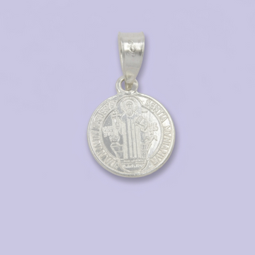 Medalla de Plata .925 Sello de San Benito Fino y Pequeño mod. 2755