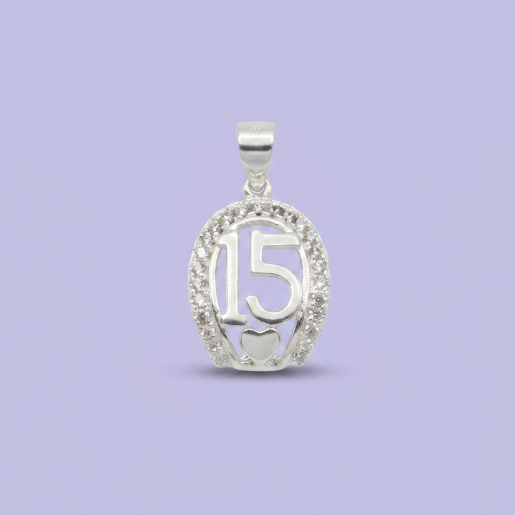 Dije de Plata .925 Dulces XV con Zirconias mod. 2514