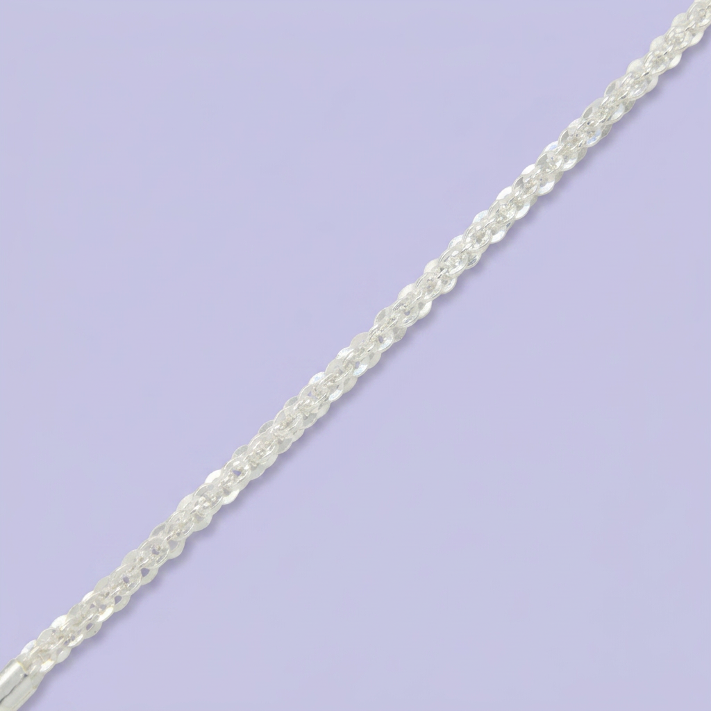 Pulsera de Plata .925 de Tejido Rolo Doble mod. 2456