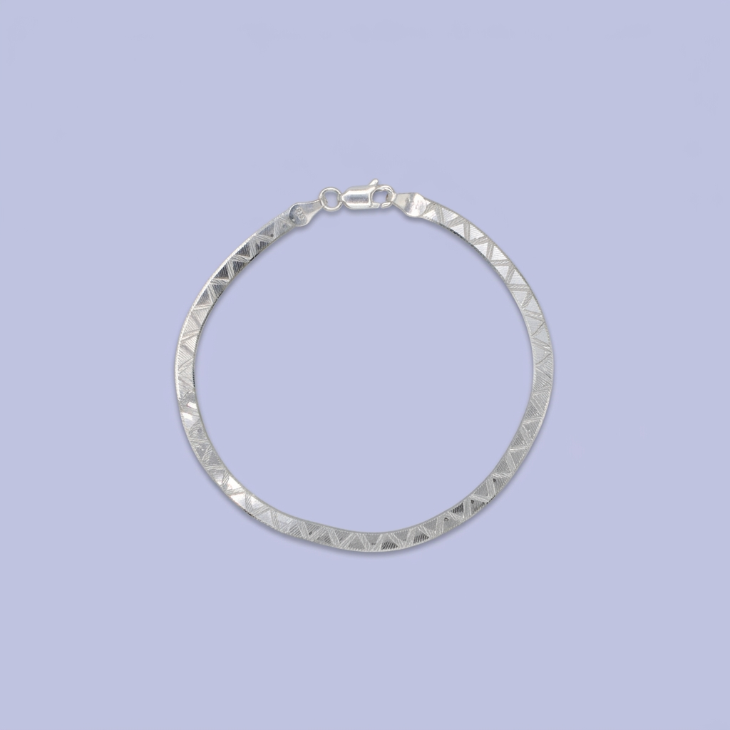 Pulsera de Plata .925 Triángulos Brillantes mod. 2815