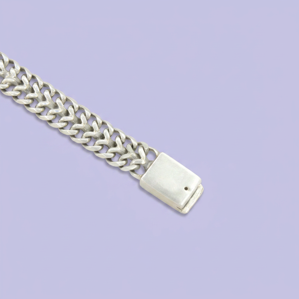 Pulsera de Plata .925 Tejido Petatillo Especial mod. 2455