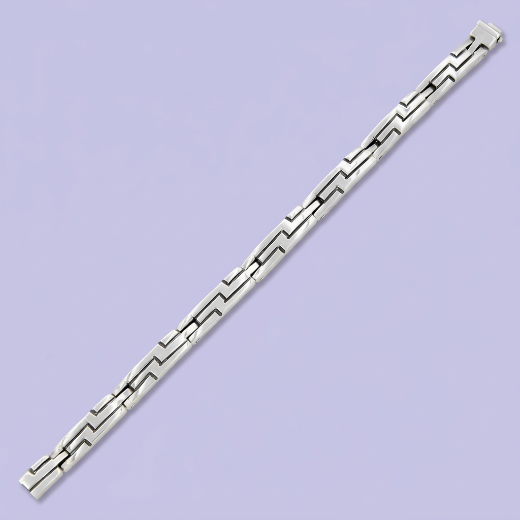 Pulsera de Plata .925 Barroco de Diseño Escalonado mod. 2137